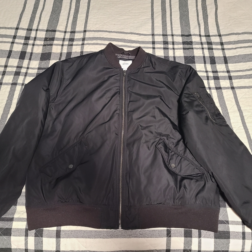 Old Navy Men's Dark Bomber Jacket
